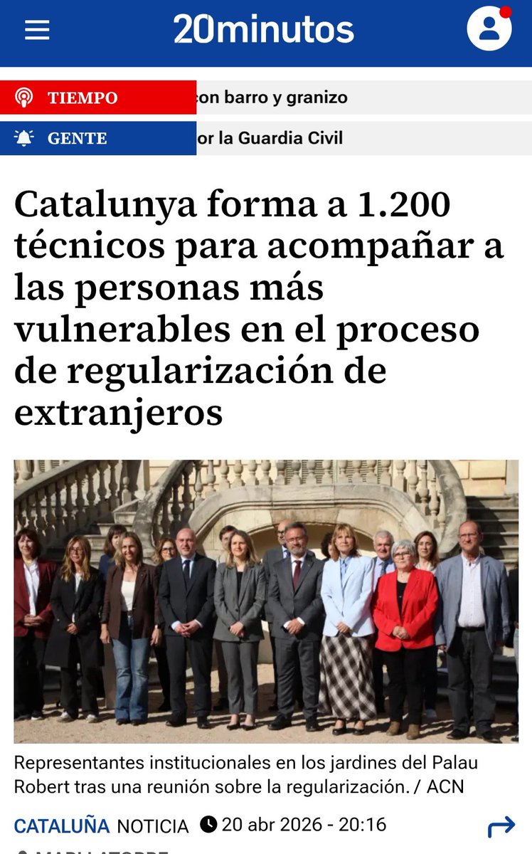 1200 tècnics per informar i acompanyar a les persones més vulnerables en el procés de regularització.

Tenim un govern que prioritza la regularització massiva en detriment de la gent gran i necessitada del país.

Tot pels immigrants perquè saben on són els vots futurs.