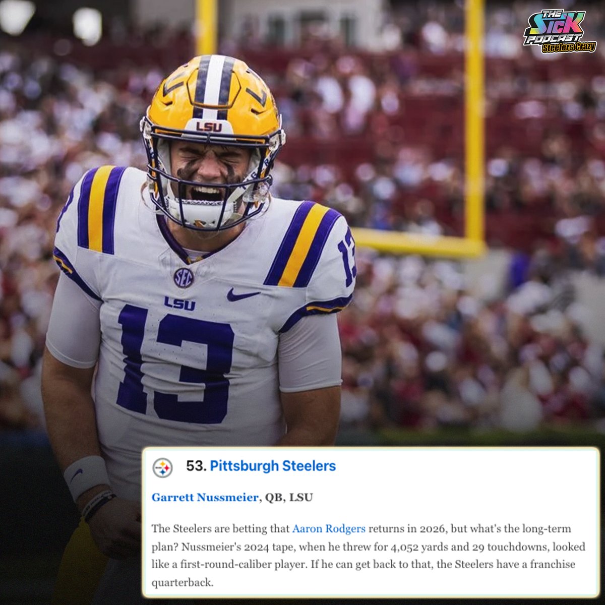 The Sick Podcast - Steelers Crazy! tweet media