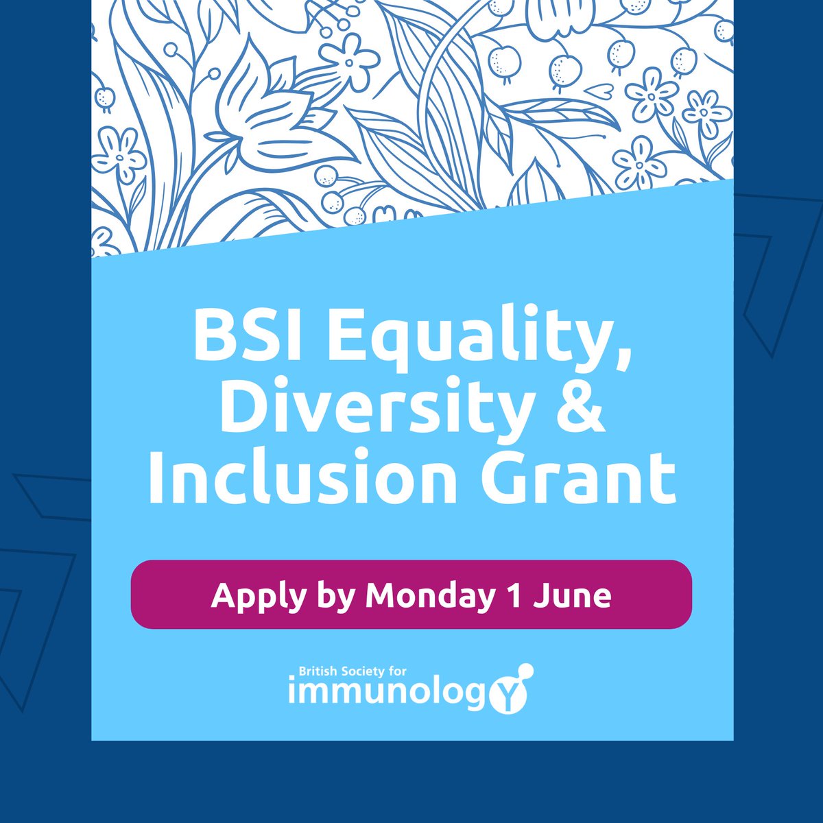 britsocimm's tweet image. At the BSI, we support &amp;amp; promote Equality, Diversity &amp;amp; Inclusion across the #immunology community 🌠

Through our #EDI activity grant scheme, we have funded a variety of fantastic #EDIinSTEM projects 🤩

Explore past projects &amp;amp; apply by Monday 1 June 👉 vist.ly/4zq5j