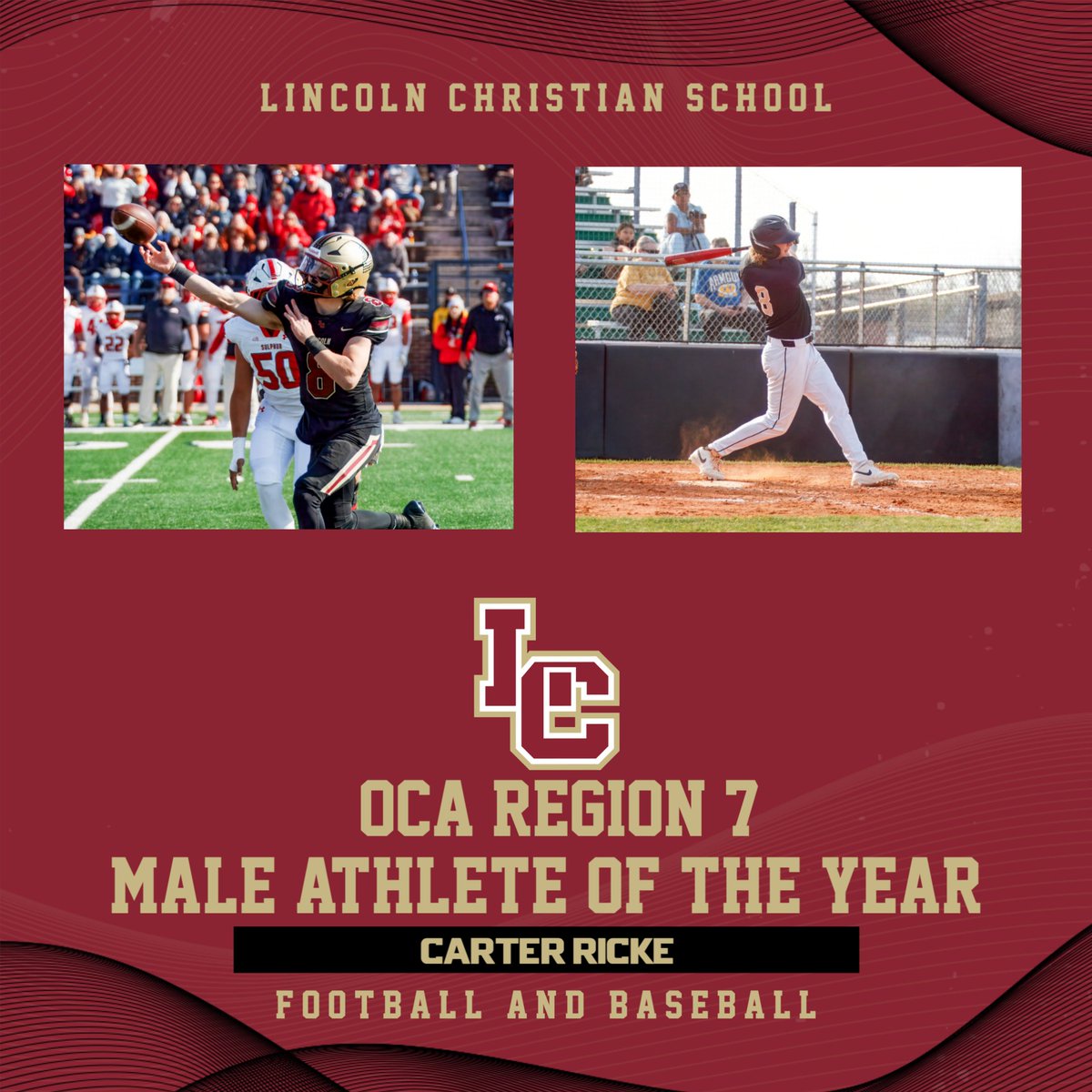 Lincoln Christian Athletics tweet media