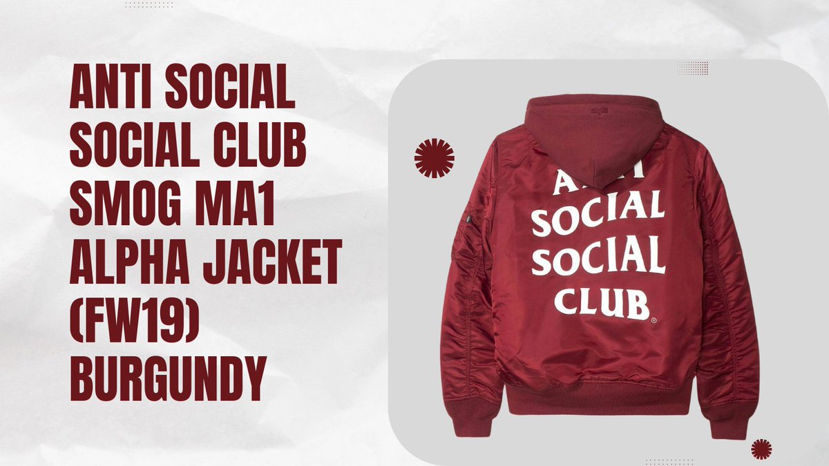fragmentcloth's tweet image. Built loud and worn easy.

ASSC MA-1 jacket in burgundy
bold graphics, classic bomber feel.

#ASSC #Streetwear #BomberJacket #Hypebeast #UrbanStyle