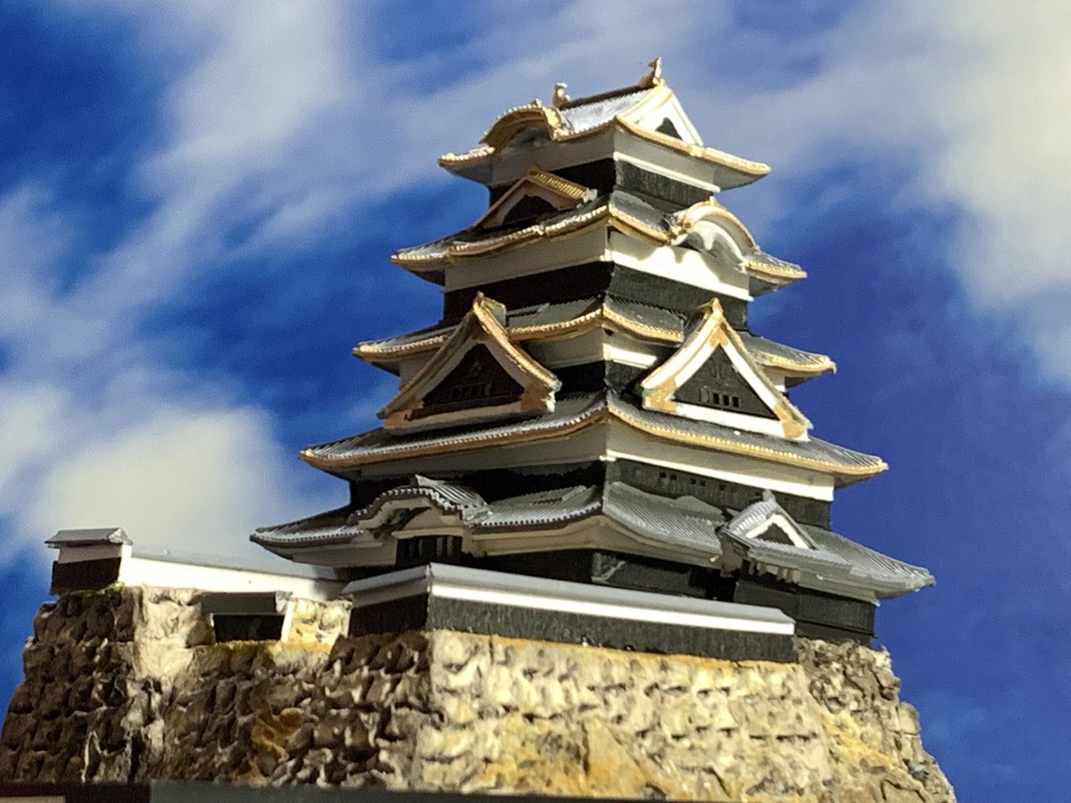 お城のジオラマ鍬匠甲冑屋 岐部博 tweet media