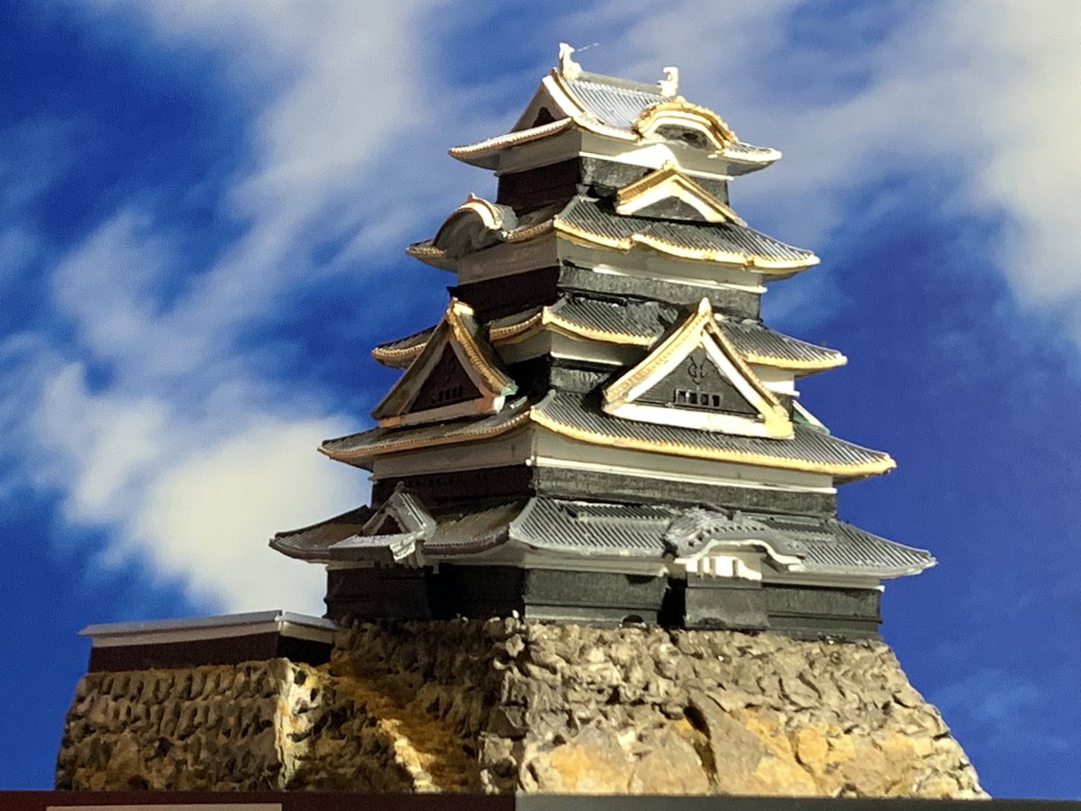 お城のジオラマ鍬匠甲冑屋 岐部博 tweet media