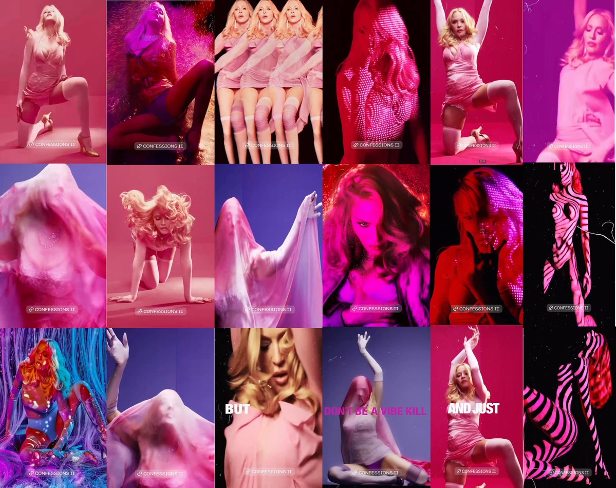 CONFESSIONS II EMERGENCY : Brand new visuals shared by Madonna on her new instagram story !