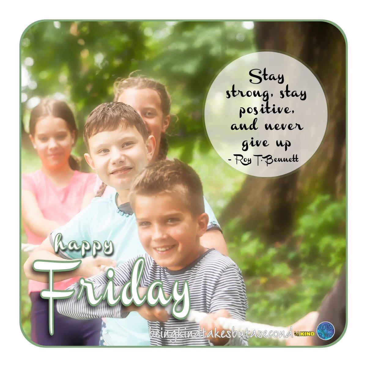 QuotesrusF's tweet image. 😘❣️ HA🅿️🅿️Y  FRID🔅Y    Stay strong, stay positive, and never give up - Roy T. Bennett 🙋🏻‍♀️    🐝   KIND
#happyfriday #friday #beekind #beingkindtakesbutasecond #life #nevergiveup