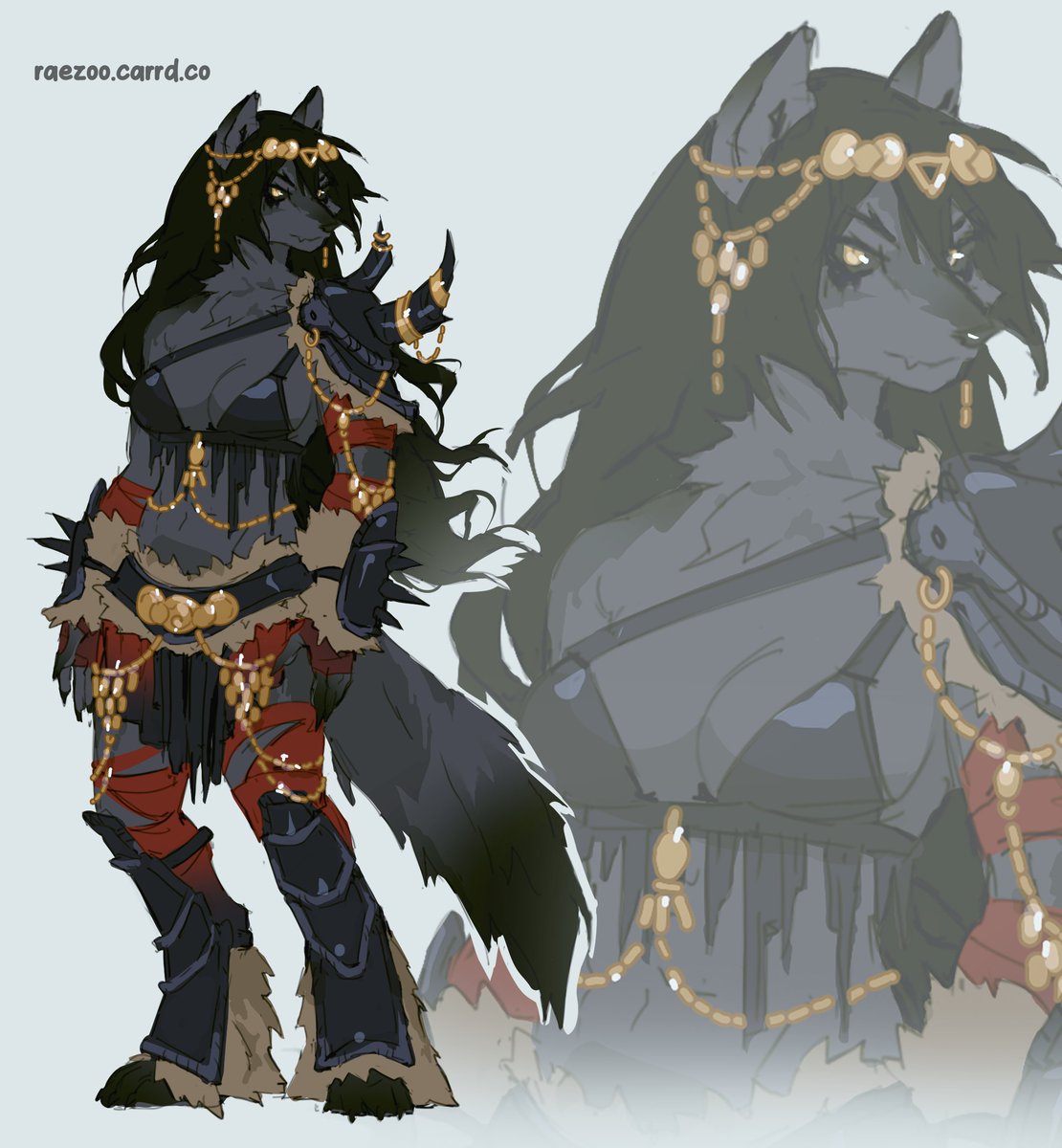 raezooart's tweet image. Wolf huntress 🐺

Character design comm for @KiwiBees_ 
Thank you! 🩷

#art #artmoots #myart #cuteart #artistsontwitter #smallartists #csp #clipstudiopaint #digitalart #artwt #illustration #sketch #comms #cms #characterdesign #furry #furryart