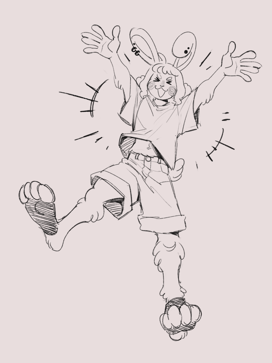 sunkenBEAST's tweet photo. bunny Zoey as my try in furry polytrix https://t.co/uAFmTaISDg