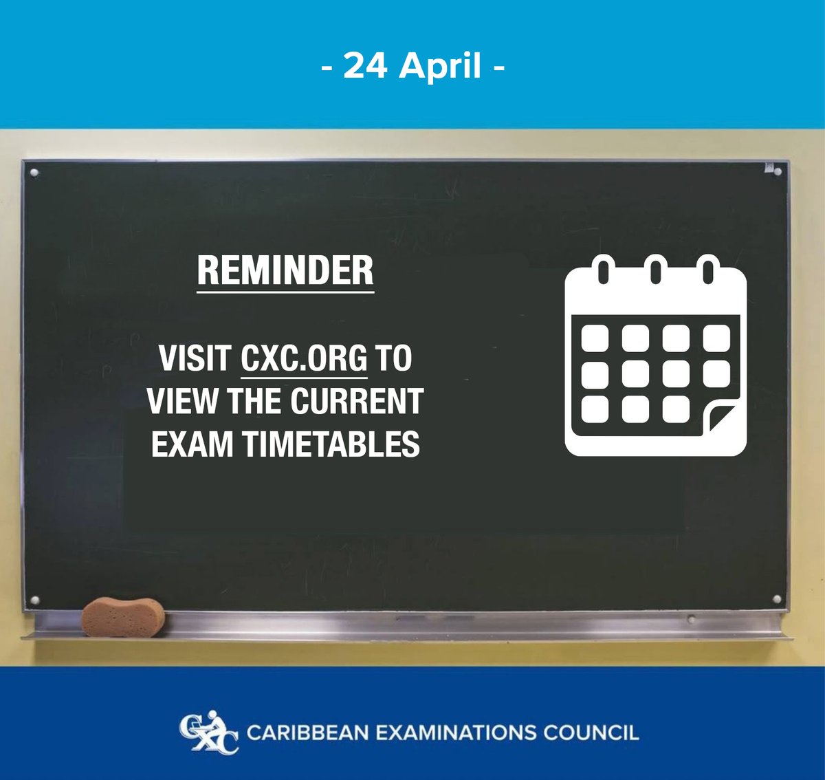 MyCXC's tweet image. #FridayFacts: A quick reminder to all students and educators: the current exam timetables are available for viewing. Make sure you're prepared and know exactly when your subjects are scheduled.

🔗 Visit cxc.org/download-timet… today!