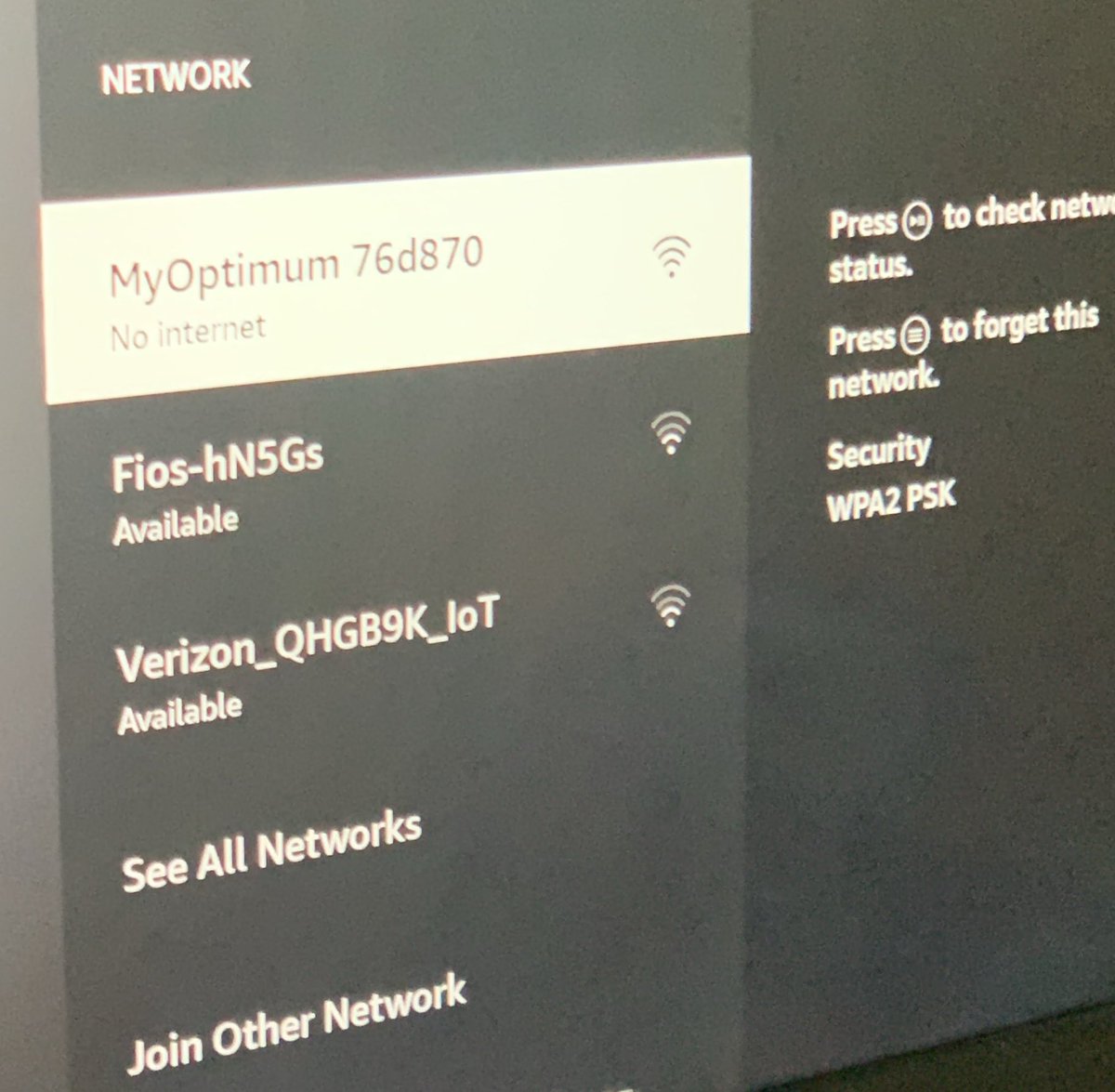 TruefulGames's tweet photo. Same old @Optimum new equipment and still always out in the middle of the dam day… #ripoff https://t.co/1tlognYPEJ