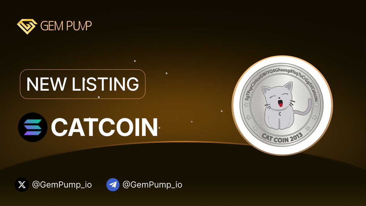 Gempump_io's tweet image. 👏 #CATCOIN listed on GemPump.io 

📄 CA: 5gTPspC2ricuGWiYQ4Ghausg8fsq7uCrGgSVACatcoin

 🌐 TG：t.me/officialsolana…

 ✖️ X：x.com/i/communities/…

💎 GemPump：gempump.io/token/catcoin2

#NewListing #GemPump #100xGem