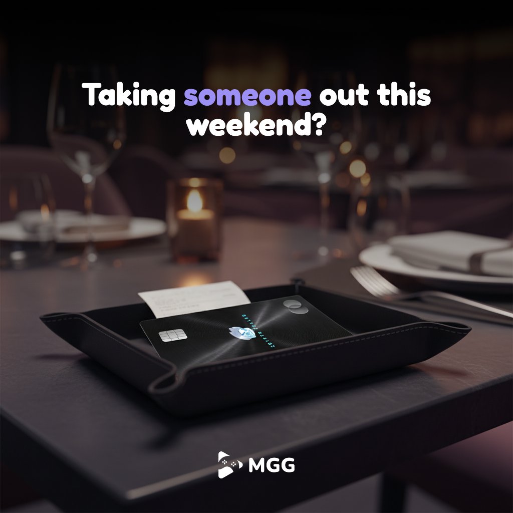 MimboNode's tweet image. 💳 Weekend Spending.

Taking someone out this weekend? Pay the bill with your Cryptofellas Card.

Yield farming has never looked so good. 🍽

#GameFi #Web3Gaming #MGG #MGGARENA  $MGG