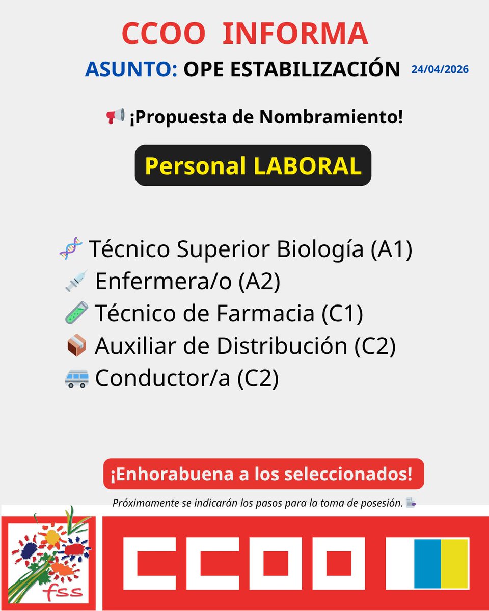 FSS-CCOO Canarias tweet media