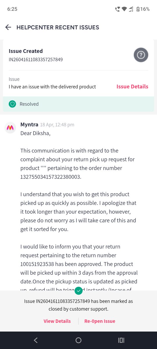 ankittex's tweet photo. @MyntraSupport Team multiple complaint was register for this pickup already but no solution was done. Also I'm not be able to see the complaint in my complaint section with the given ref number https://t.co/BRx4u945Az