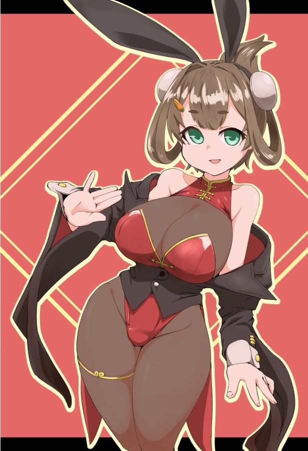 skeb描いてました
燕尾服バニーに中華感を足そうとしたけどなかなか難しい 