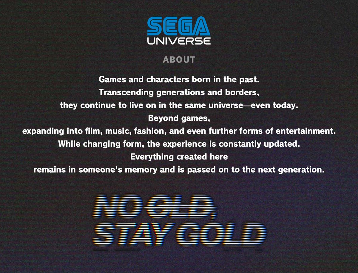 SEGA Informant tweet media