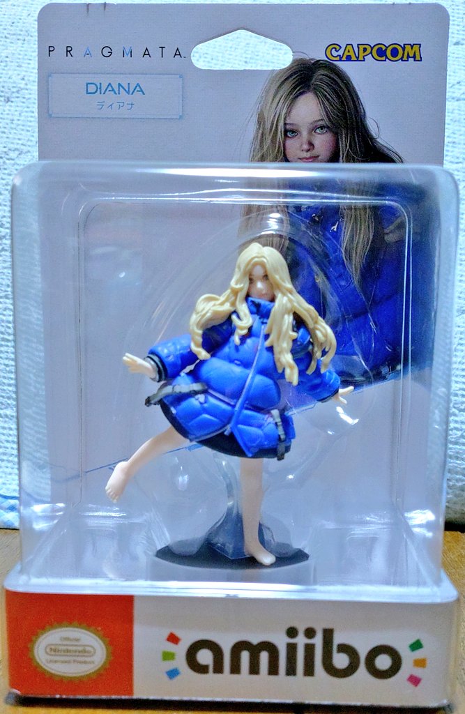 ディアナのamiibo届いたー！でもプラグマタはPS5版をやるぞー！まだ買ってないけど絶対やるぞー！