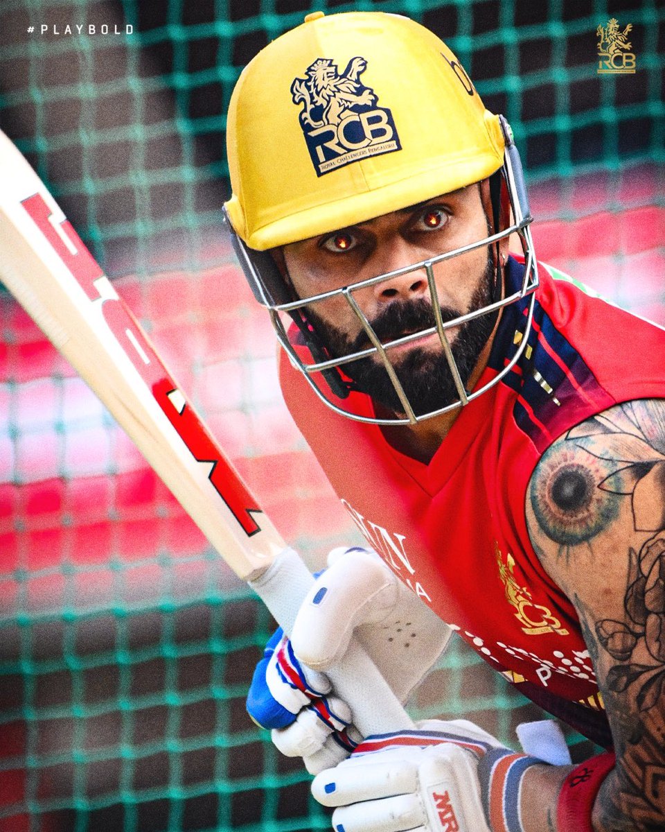 Virat king kohli 

eyes tell the whole story. Can't wait for tonight. ❤️‍🔥❤️‍🔥❤️‍🔥

#PlayBold #ನಮ್ಮRCB #IPL2026