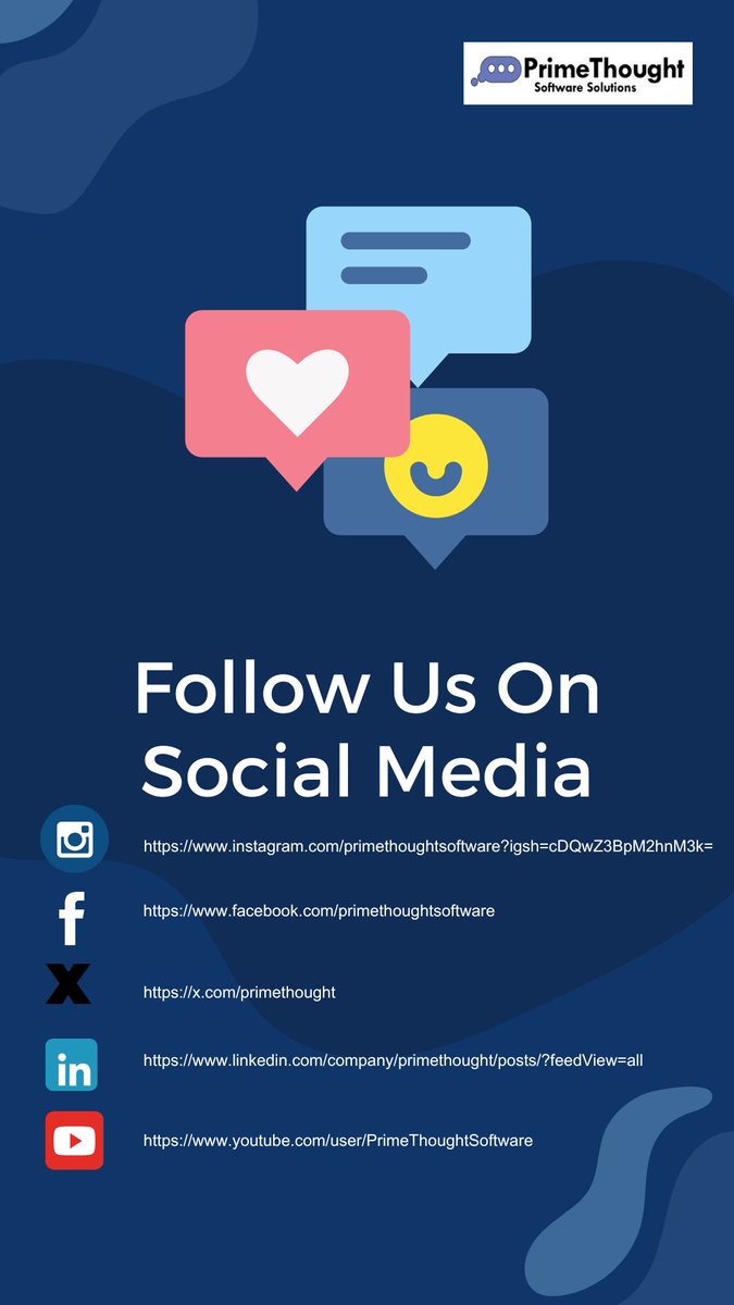 PrimeThought's tweet image. Follow us on our Social Media platforms to keep informed and see all the amazing features our software has to offer!

Give us a follow !

#PrimeThought #socialmedia #innovation #productivitytools