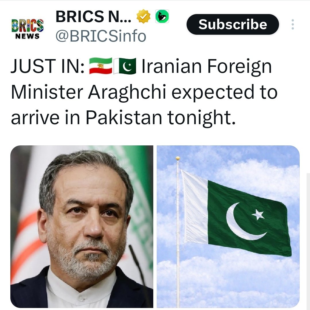 بریکنگ نیوز
ایرانی وزیر خارجہ کی آج پاکستان آمد متوقع، کیا برف پگھل رہی ہے؟ کیا پاکستان کی مسلسل سفارتکاری کامیاب ہو پائے گی؟؟