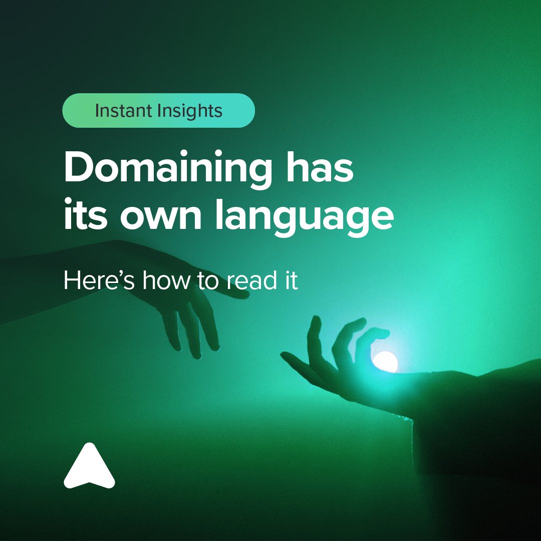 spaceship's tweet image. BIN, hand reg, outbound, HT, flip...

We know many of you speak this language fluently.

But for those just getting into domaining, it can feel like a different world.

So we’ve pulled together some of the most common terms to make conversations easier to follow (and join).

BIN