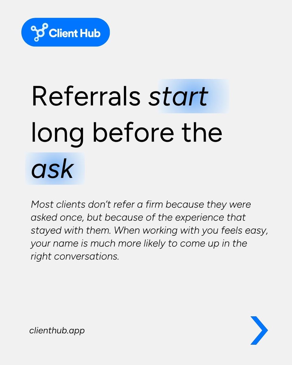 Client Hub tweet media