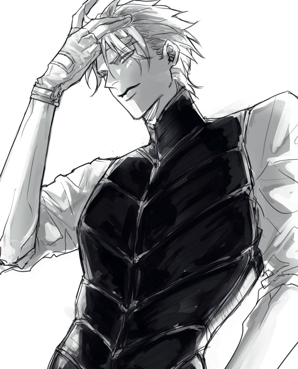 ffxivrio's tweet photo. i love front bangs hanging down loose before theyre smoothed up #dmc #vergil https://t.co/mtEH41wqsK