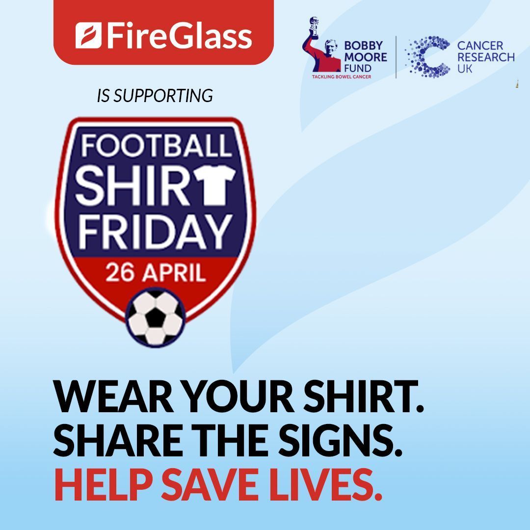 fireglassuk's tweet image. Please help our mission and donate just £2!
buff.ly/O8F70X3

#cancerresearchuk #bowelcancerawareness #awareness #Donate #DoYourBit #footballshirtfriday #teamfireglass