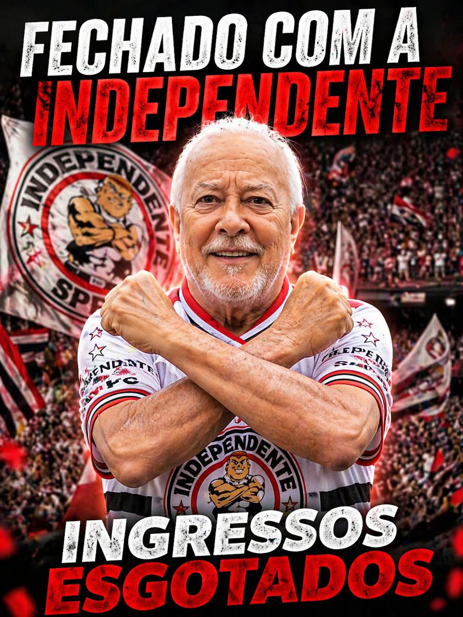 INGRESSOS ESGOTAM E TORCIDA INDEPENDENTE ESTÁ GARANTIDA EM CAMPINAS. 
#SPFC #HARRYMASSIS #FORARUICOSTA #FORAHARRYMASSIS #FORAROGERMACHADO