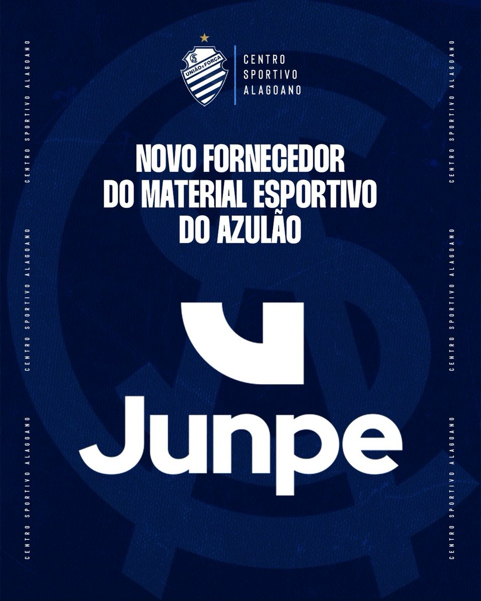 showdecamisas's tweet image. #Junpe é a nova fornecedora esportiva do #CSA de #Alagoas.
showdecamisas.com.br/2026/04/junpe-…