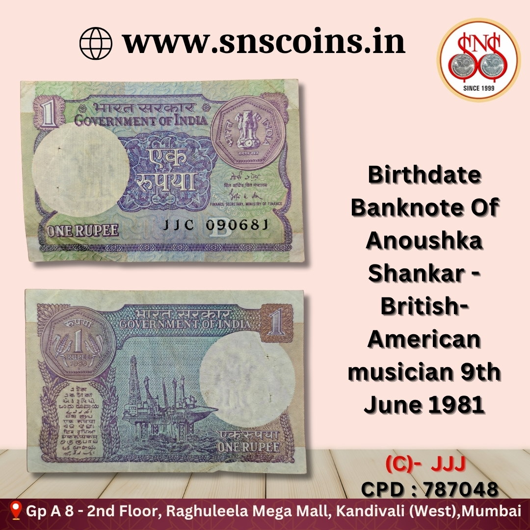 sns_coins6055's tweet image. Birthdate Banknote Of Anoushka Shankar - British-American musician 9th June 1981
For online purchase visit
👇
snscoins.in / snscoins.online
#numismatist #coincollecting #collection #SNSCoins #Numismatics IndianCoins coin snscoins
