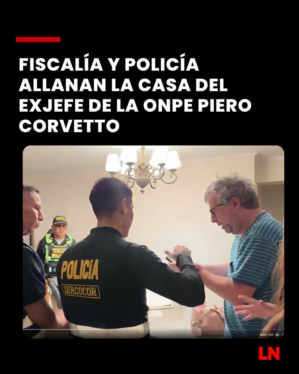 lanoticiaperu_'s tweet photo. #LoÚltimo |  ¡GOLPE AL FRAUDE! 
La Fiscalía y la Policía allanan la vivienda de Piero Corvetto, exjefe de la ONPE, tras las graves denuncias de manipulación de actas el pasado 12 de abril. ¡La justicia va tras las pruebas del escándalo electoral que mantiene al Perú en vilo! 

#LaNoticia #PieroCorvetto #ONPE #FraudeElectoral #Urgente #Justicia 

Más información 
https://t.co/tyf8eiaavV