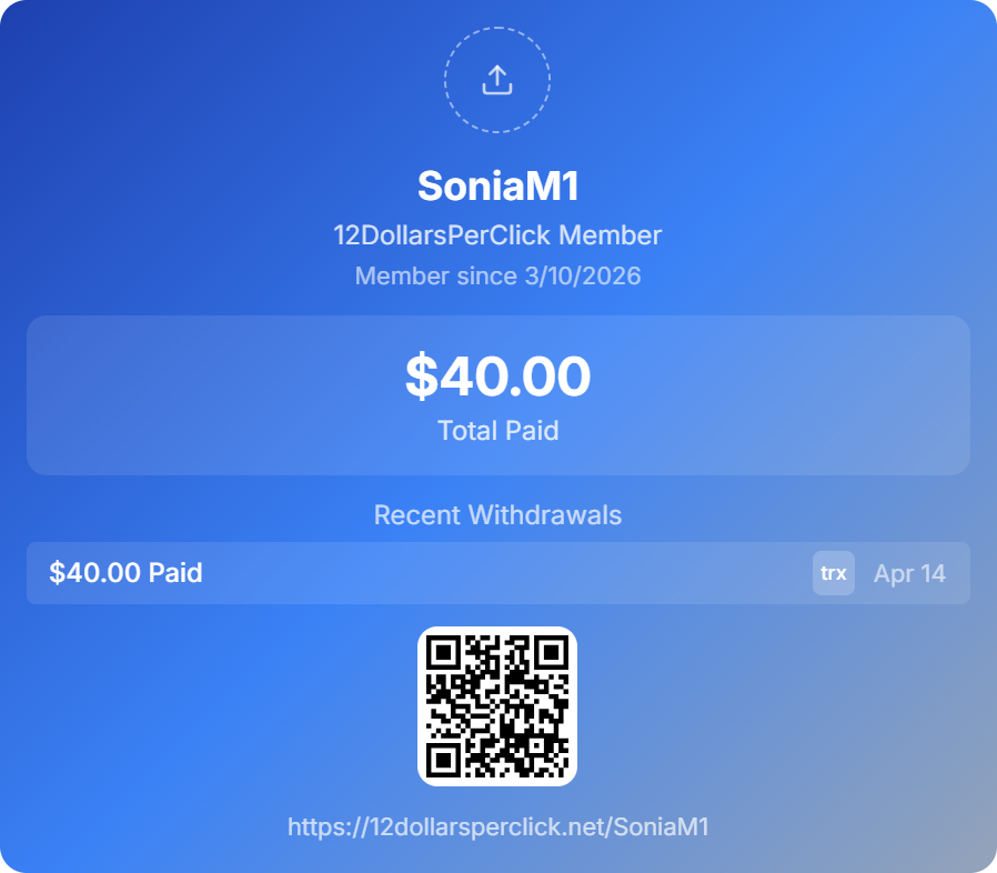 SoniaMason17's tweet photo. Join me on 12DollarsPerClick and earn up to $12 per click! https://t.co/esWCp6SF1S https://t.co/lcRDnJSkVC