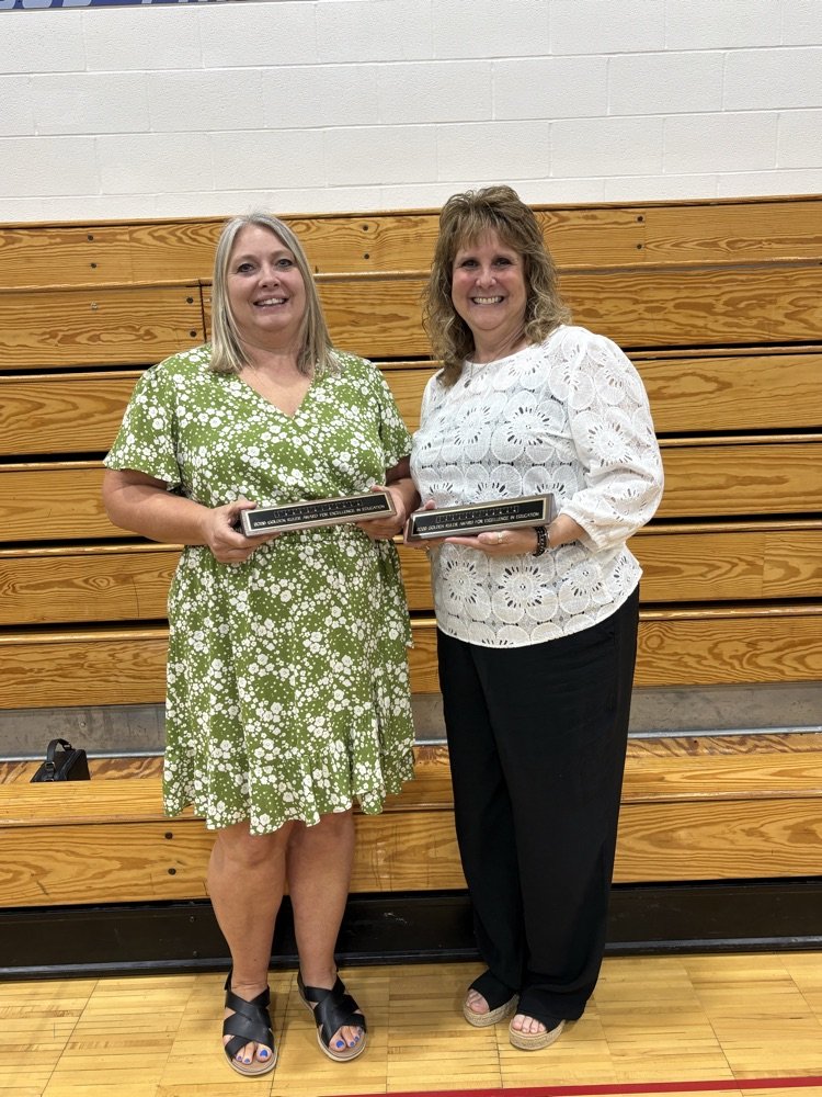 PotomacGrade's tweet photo. Congratulations to our Golden Ruler recipients, Mrs. Loschen and Mrs. Severs! https://t.co/rLFAmemoya