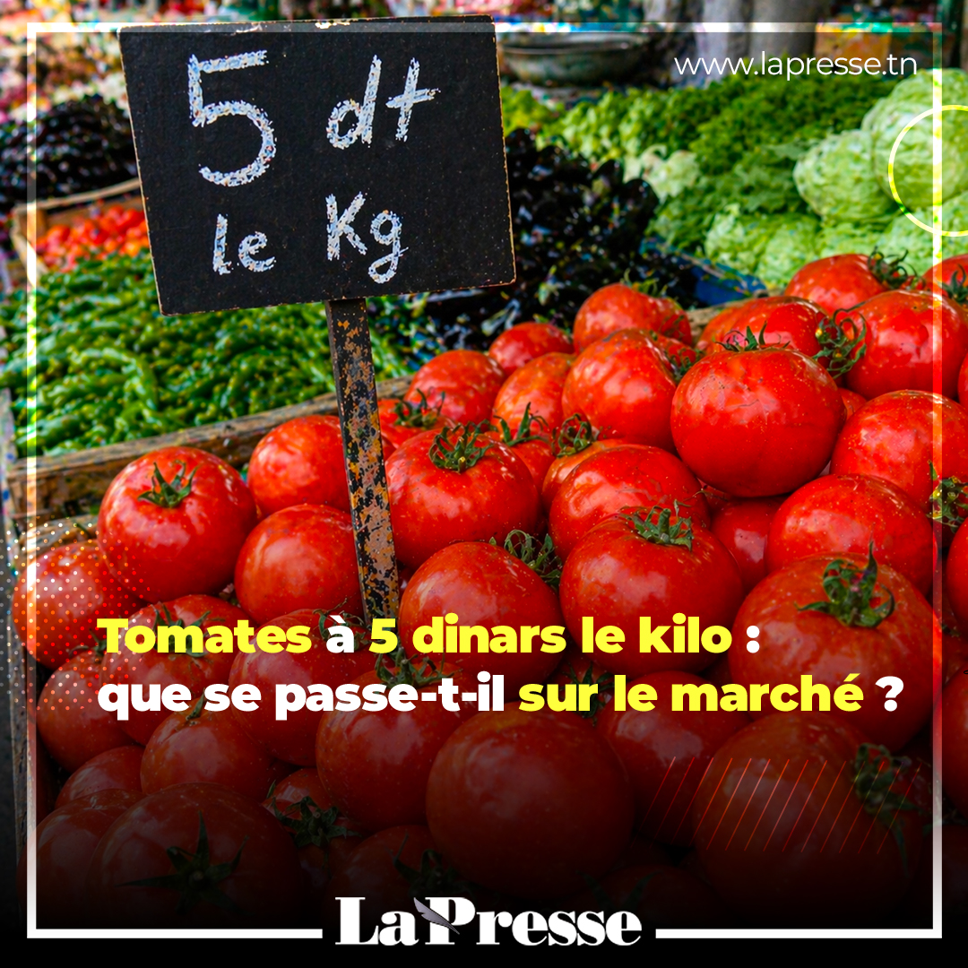 LaPresseTunisie's tweet image. 🍅💸 Tomates à 5 DT/kg en Tunisie
⚠️ Le vrai enjeu : réduire les coûts de production
👉 lapresse.tn/Lapressetn/xkun
#Tunisie #Inflation #Agriculture #Prix