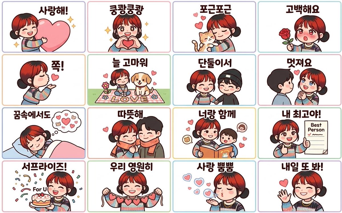 제미나이로 은채니 이모티콘 만들기 해봤는데ㅎ
은채니 임티 나왔으면ㅎㅎ