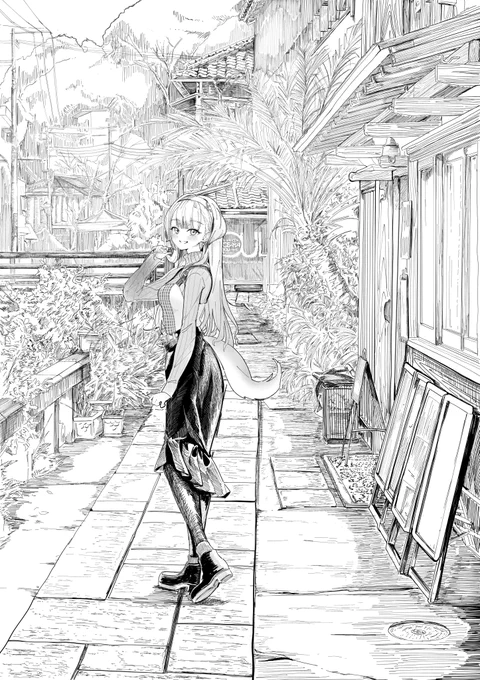 今回のにじそうさくで描いた表紙だよ 