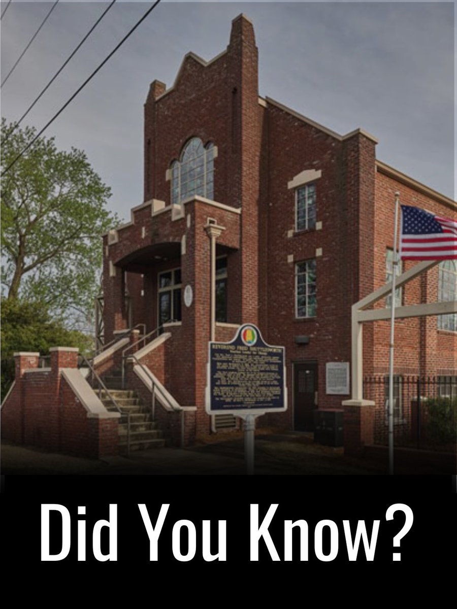 AAACRHSC's tweet photo. Did you know Historic Bethel Baptist Church was bombed three times during the Civil Rights Movement but still remained a center of organizing and resistance?

Even after a Christmas Day 1956 bombing destroyed the parsonage while Rev. Fred Shuttlesworth and his family were inside, he survived and continued leading the Alabama Christian Movement for Human Rights from Bethel. The very next day, he moved forward with planned protests against segregation, refusing to be intimidated.  

Despite repeated acts of violence meant to silence the movement, Bethel remained a headquarters for strategy, mass meetings, and direct action in Birmingham’s fight for civil rights.

Support the preservation of sites like Historic Bethel Baptist Church: https://t.co/bRiJ29yQ5D