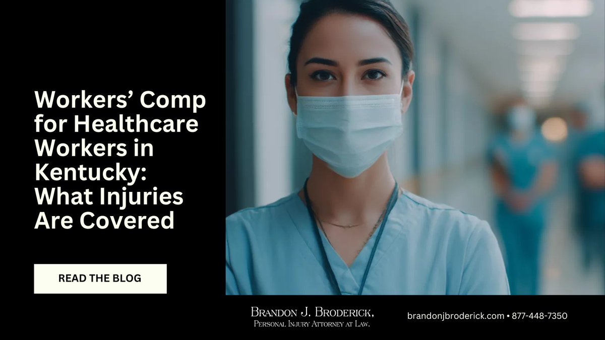 bjbroderick's tweet image. 🏥🩺 Injured on the job as a healthcare worker in Kentucky? Workers’ comp may cover more than you think—but only if your injury is clearly work-related. 😮 Keep reading to learn what qualifies. 👉 tinyurl.com/3m6fh8p9

#WorkersComp #KentuckyLaw #LegalFacts #KnowYourRights