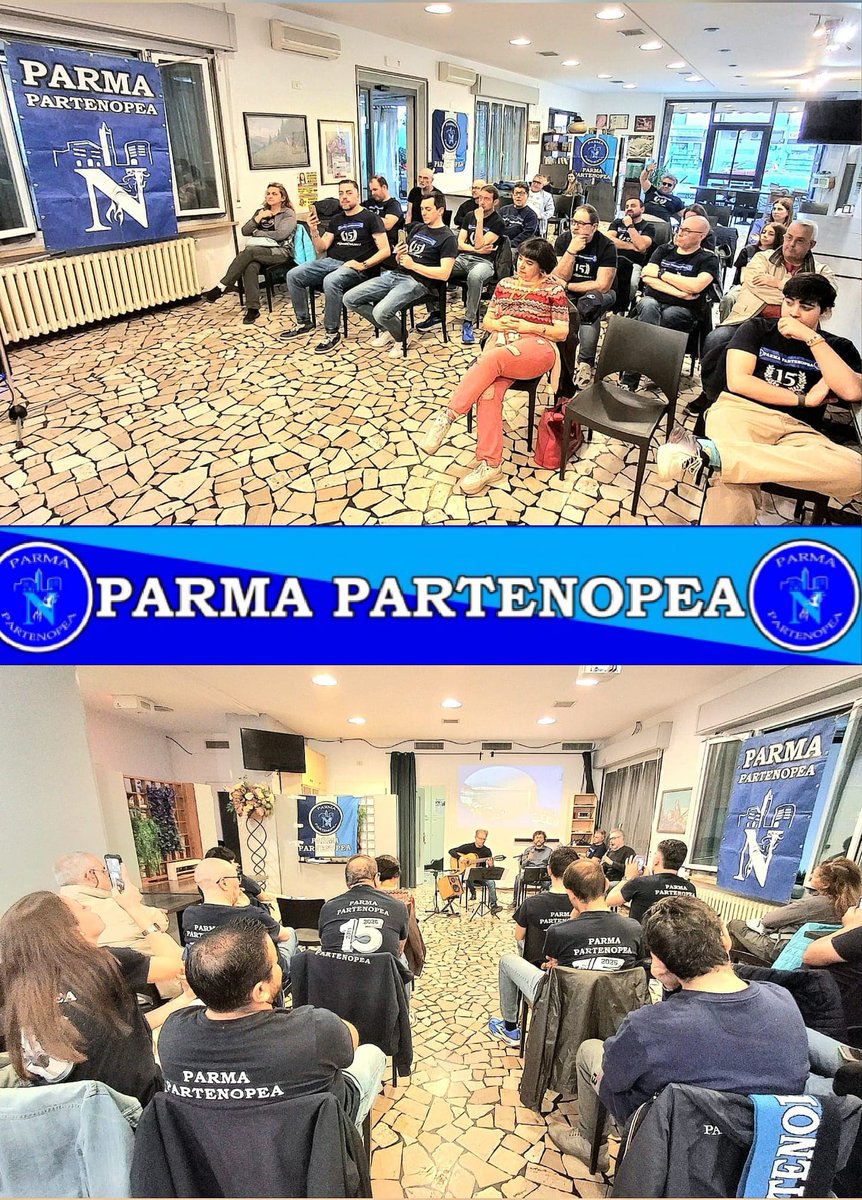 ParmaPartenopea's tweet photo. Ieri sera presso @ArciGolese  @ParmaPartenopea ha organizzato una serata a tema alla (ri)scoperta di Massimo Troisi. Ad accompagnare la sera musicalmente abbiamo avuto il piacere di avere il Trio L'Allegrosa clicca https://t.co/q6lUVqHx8d per la fotogallery. https://t.co/xPUIw0mHD7