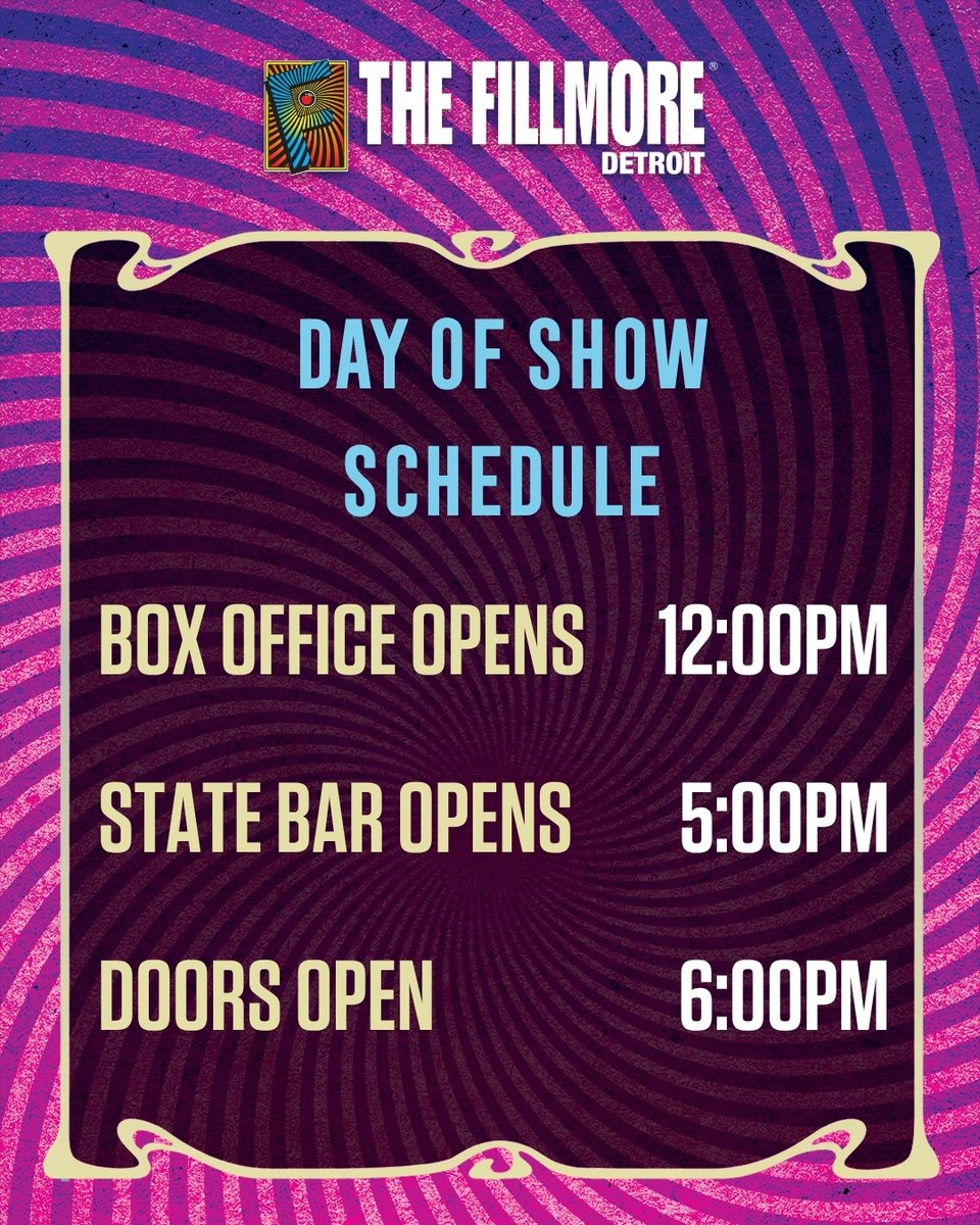 The Fillmore Detroit tweet media