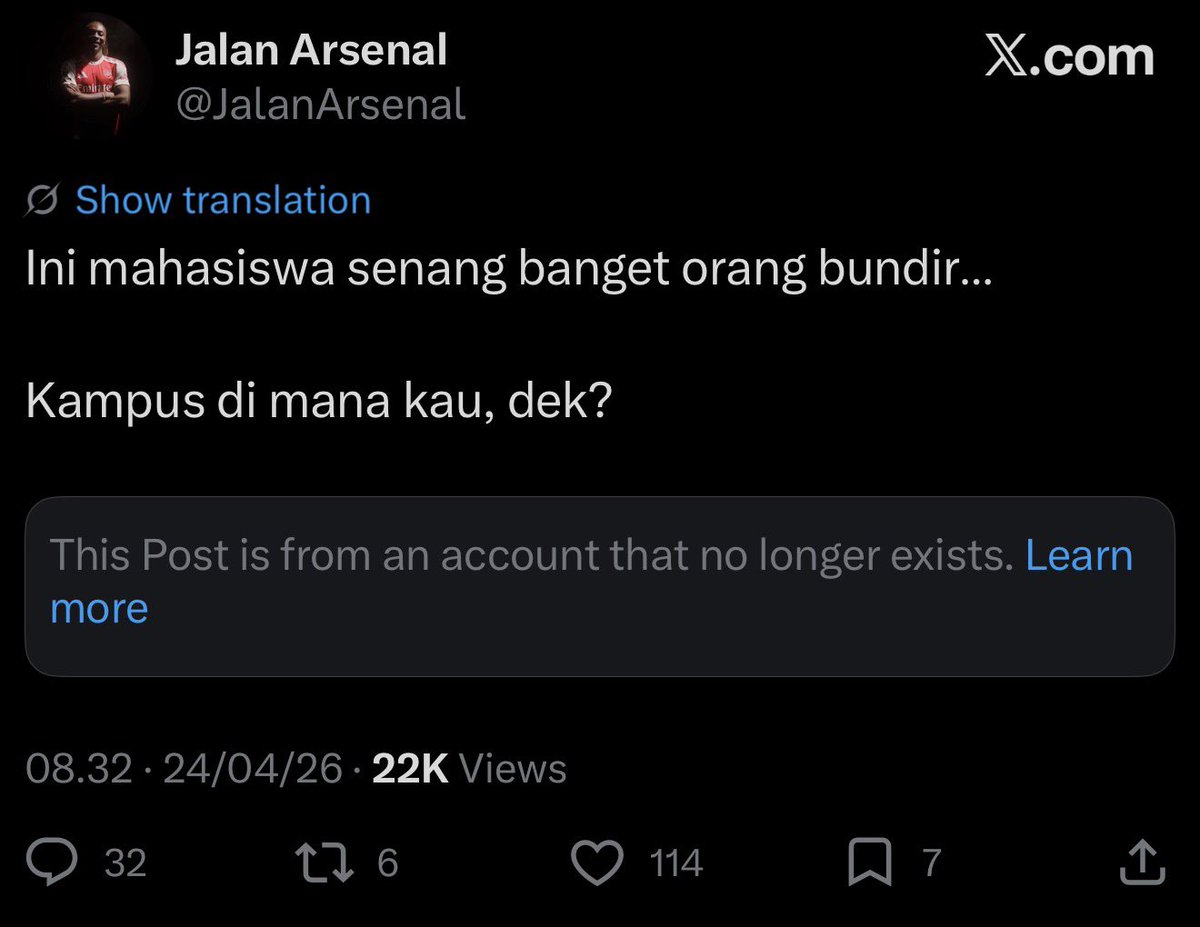 Jalan Arsenal tweet media