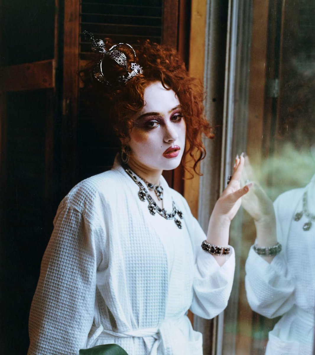 pictureyoulive's tweet image. chappell’s nylon shoot remains one of my all time favorites how does someone look this good in a robe