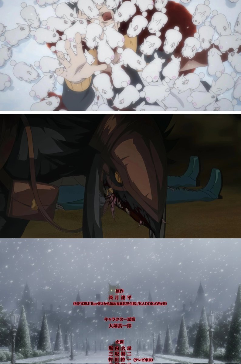 Regulus_291's tweet photo. Top 3 traumatizing loops
#リゼロ　#rezero https://t.co/6frCBCECet