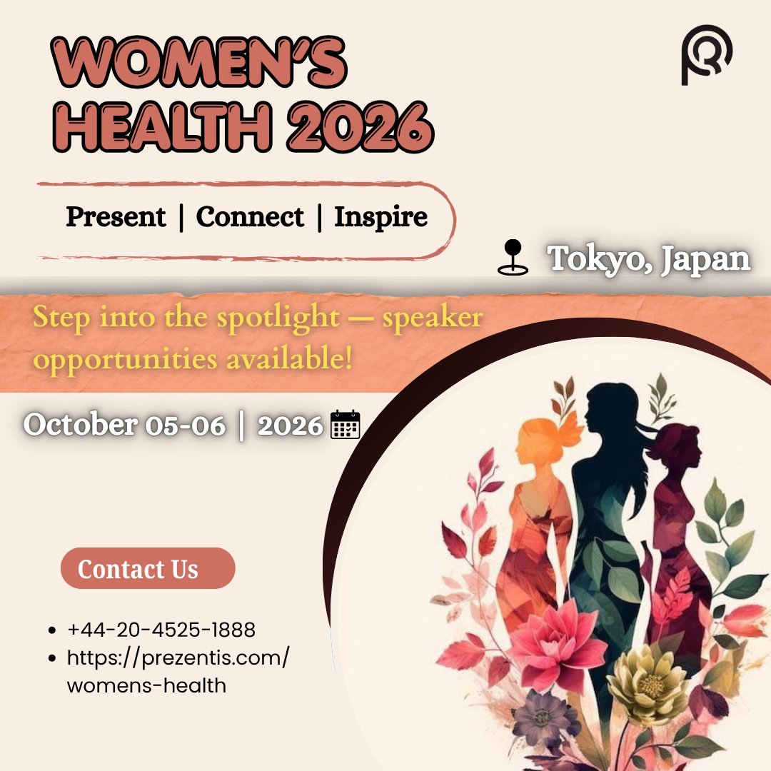 morris_chr41348's tweet photo. 🎤 Ready to make an impact? Share your work with global leaders in the #Womenshealth2026 in #Japan
https://t.co/PdjwDi8ky7
Speaker slots available.!
@MedTwX #publichealth #wellness #speaker #callforabstract #collaboration @Breastcancer @Tokyo https://t.co/P362NWxT43