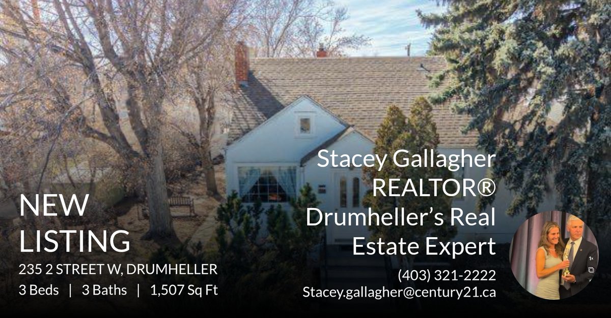 SoldbyStacey's tweet photo. 🏡New Listing🏘️  235 2 Street WDrumheller

Lets start the home search process!
Message me to find out how to get on my exclusive list and see all the homes that fit your search criteria.

Stacey Gallagher
REALTOR®️
Cell: 403-32... https://t.co/h2gZJr6t77 https://t.co/8Ph6XZ10w1