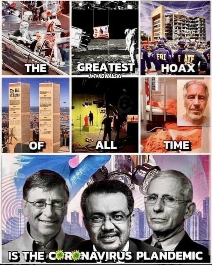 BritBratExpat's tweet image. #ArrestBillGates

#NEVERAGAIN

#ScamDemic

#ArrestFauci