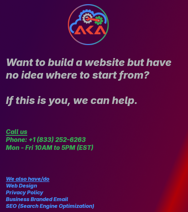 services692578's tweet image. Want to build a website but have no idea where to start from?    

Let us help you.    

👉Visit nameaka.com/contact-us/ to get in touch with us    

#website #web #websitebuilding #webbuild #webbuilding #business