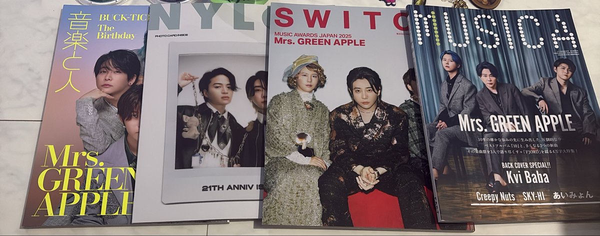 断捨離【美品】Mrs. GREEN APPLE 6点まとめ売り ミセス/断捨離】 ※第1弾 ミセス Mrs. GREEN APPLE 買取 【譲】1枚目