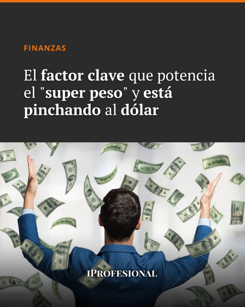 iProfesional's tweet image. 💵 El “super peso” se fortalece y presiona al dólar por un factor clave del mercado.

Leé la nota completa 👉🏼 mrf.lu/XPgY

#Dólar #SuperPeso #MercadoCambiario #Economía #Finanzas