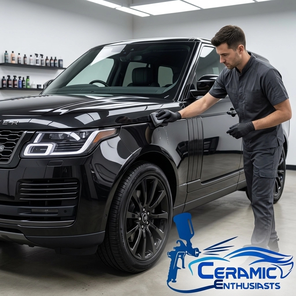 enthusiast18714's tweet image. Is Houston humidity and oak pollen ruining your Range Rover? Ceramic Enthusiasts offers meticulous, shop-only protection. We focus on one car at a time for unhurried, expert results. How do you protect your rig? #HoustonDetailing #RangeRover #CeramicCoating